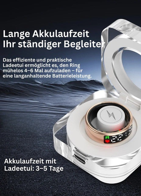 Smart Ring mit Display - Ihr eleganter Begleiter für Fitness, Anrufe und mehr