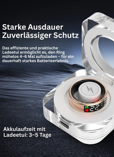 Smart Ring mit Display - Ihr eleganter Begleiter für Fitness, Anrufe und mehr